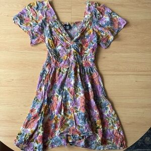 Angie Vibrant Floral Mini Dress